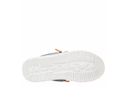 Heydude Boys Wally Youth Slip On Sneaker - Navy -Heydude US 01 702896 06