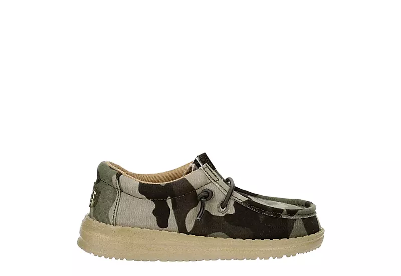 Heydude Boys Wally Youth Slip On Sneaker - Camo 4 Heydude Boys Wally Youth Slip On Sneaker - Camo - Image 2