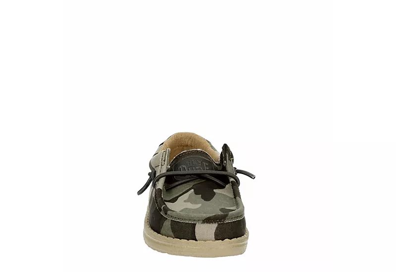 Heydude Boys Wally Youth Slip On Sneaker - Camo 5 Heydude Boys Wally Youth Slip On Sneaker - Camo - Image 3