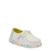 Heydude Girls Infant Wendy Toddler Slip On Sneaker - White 1 Heydude Girls Infant Wendy Toddler Slip On Sneaker - White -Heydude US 01 702918 00
