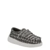 Heydude Boys Infant Wally Toddler Slip On Sneaker - Grey -Heydude US 01 702923 00