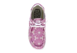 Heydude Girls Wendy Youth Rise Slip On Sneaker - Purple -Heydude US 01 703235 05