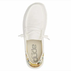 Heydude HEY DUDE WENDY FUNK CHAMBRAY WHITE -Heydude funkcham3