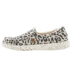 Heydude Hey Dude Misty Woven Grey Cheetah -Heydude woven